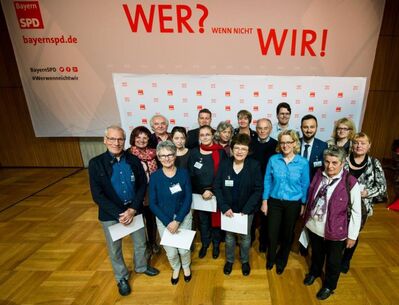 links: Friedrich Uebel und Bertraud Bößl