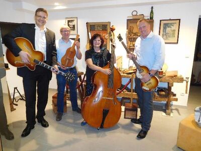 von links: Steffen Hörtler, Dr. Christian Hoyer, Christa Naaß, Norbert Stumpf