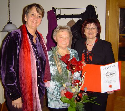 Amely Weiß, Rita Balzer,Christa Naaß (Dez. 2015)