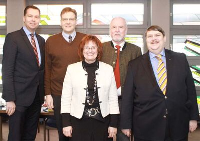 MdB Stefan Mayer, Steffen Hörtler, Christa Naaß, MdL a.D., Albrecht Schläger, MdEP Bernd Posselt