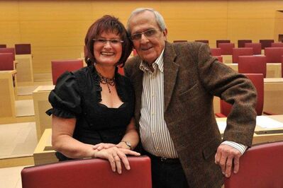 Christa Naaß mit Dieter Hildebrandt