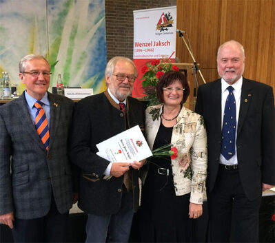 Dr. Helmut Eikam, Peter Kögler, Christa Naaß, Albrecht Schläger (v. li.)