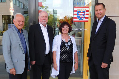 Reinfried Vogler, Albrecht Schläger, Christa Naaß, Stephan Mayer (v. li.)