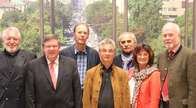 Reinhold Perlak, Volkmar Halbleib, Dr. Peter Becher, Waldemar Deischl, Peter Hillebrand, Christa Naaß, Albrecht Schläger